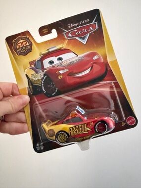 Disney Pixar Rescue Lightning McQueen Car